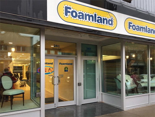 Foamland Store Ottawa Street Hamilton